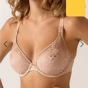 Empreinte Melody Underwire Seamless Triangle Bra, size 30E
